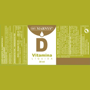 Vitmamina D (D3) MARNYS tekutý | zdraví Kostí, vstřebávání vápníku a fosforu, růst | Imunitní systém